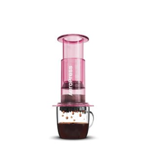 AeroPress Clear Coffee Press (Pink)