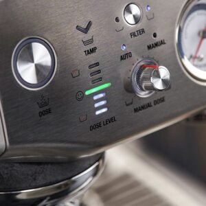 Breville The Barista Express Impress Semi-Automatic Espresso Machine BES876BTR (Black Truffle) - Image 6