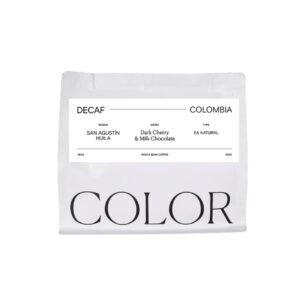 Color Coffee Roasters - Colombia San Agustin Decaf