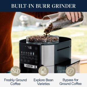 DeLonghi TrueBrew Fully Automatic Drip Coffee Machine CAM51025MB (Stainless Steel) - Image 9