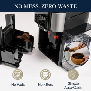 DeLonghi TrueBrew Fully Automatic Drip Coffee Machine CAM51025MB (Stainless Steel) - Image 5