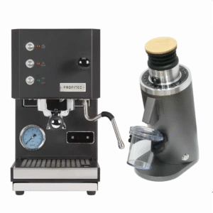 Profitec Go (Black) Espresso Machine & DF54 Gen 2 Grinder (Grey) Bundle